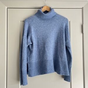 J.Crew Merino Alpaca wool turtleneck ribbed sweater
